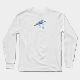 Azure Tit Bird Long Sleeve T-Shirt